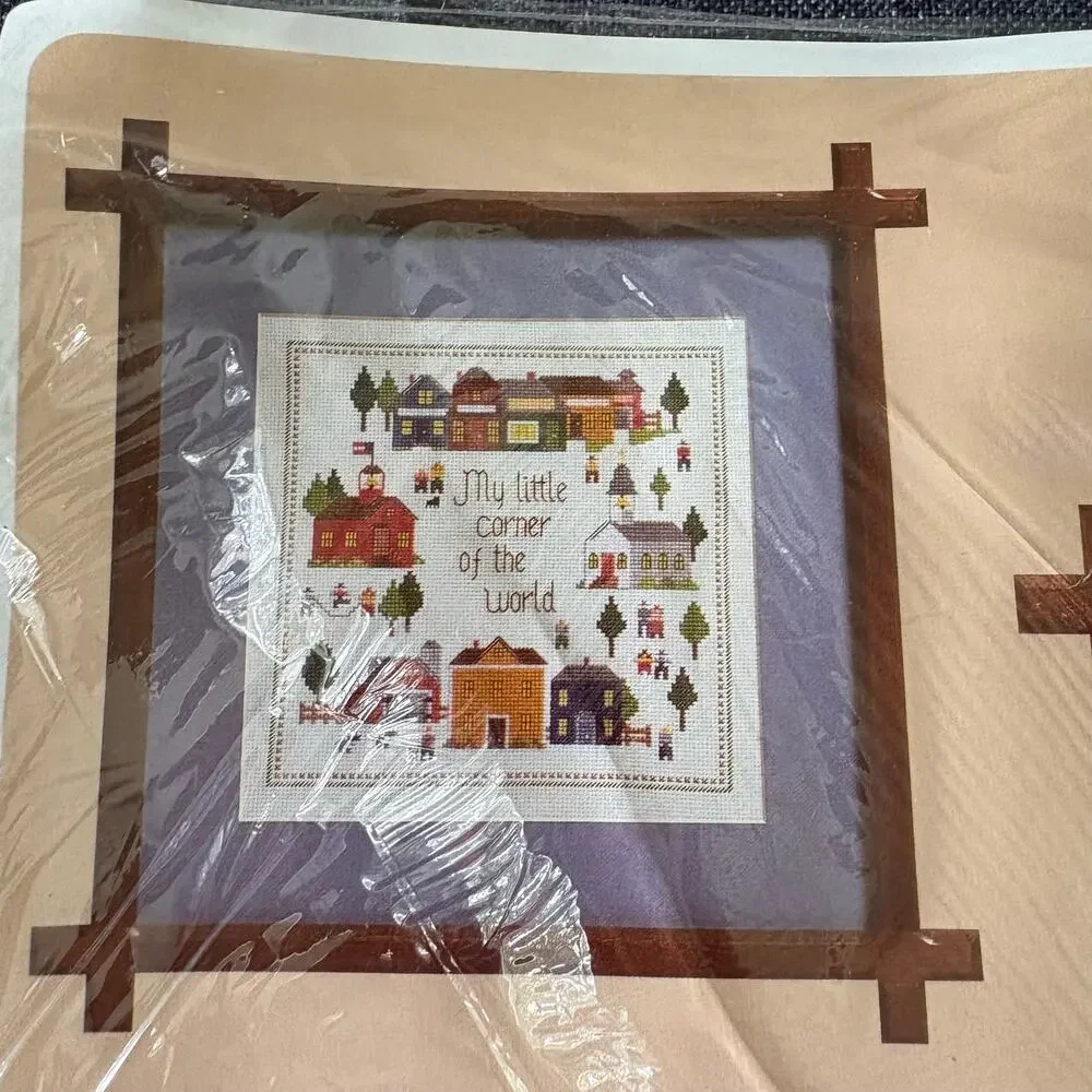 Corner of the World Vintage Counted Cross Stitch Kit The Creative Circle - 1987